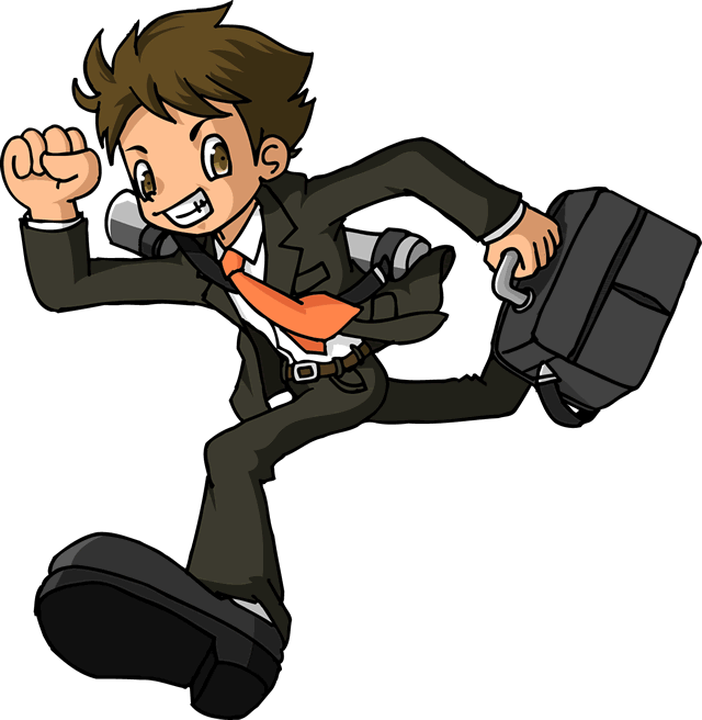 営業男性(スーツ)