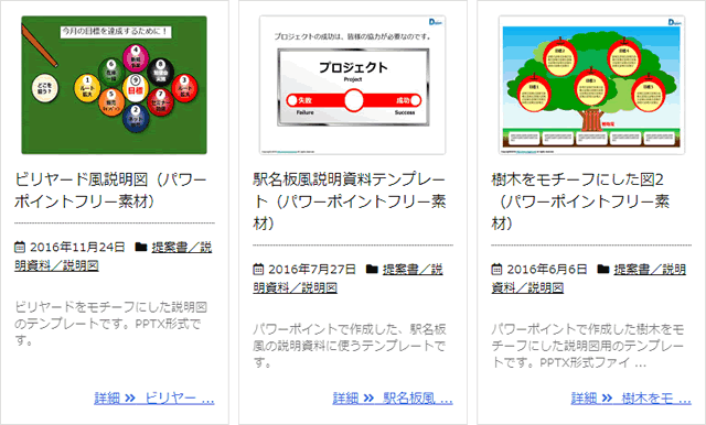 パワーポイント資料の提案書／説明資料／説明図