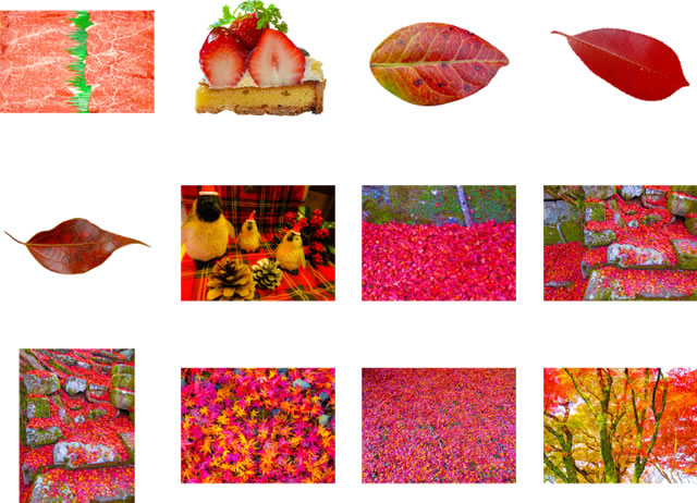 赤色のカテゴリー