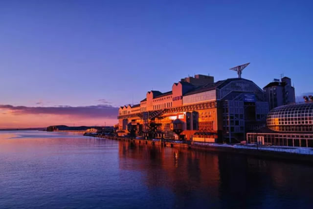 幻想的な北海道の街並み1